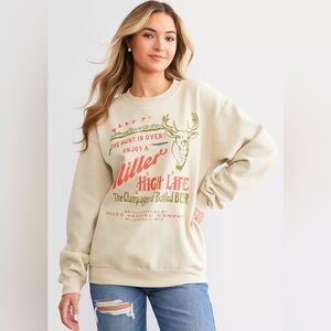 Junk Food Clothing Miller High Life Graphic Sweatshirt